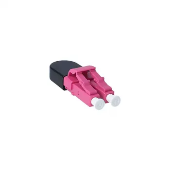 Glasfaser-Adapter LC BlueOptics BOLBLCOM4 Schwarz Pink