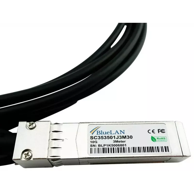 InfiniBand/Glasfaserkabel BlueOptics R9D19A-BL 1 m SFP+ Stecker/Stecker