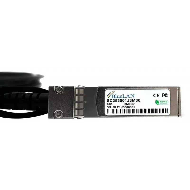 InfiniBand/Glasfaserkabel BlueOptics R9D20A-BL 3 m SFP+ Stecker/Stecker