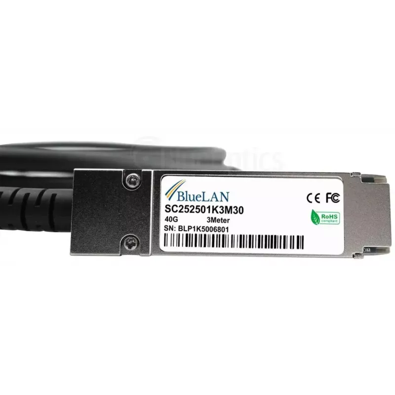 InfiniBand/Glasfaserkabel BlueOptics AXLC761-10000S-BL 1 m QSFP Stecker/Stecker