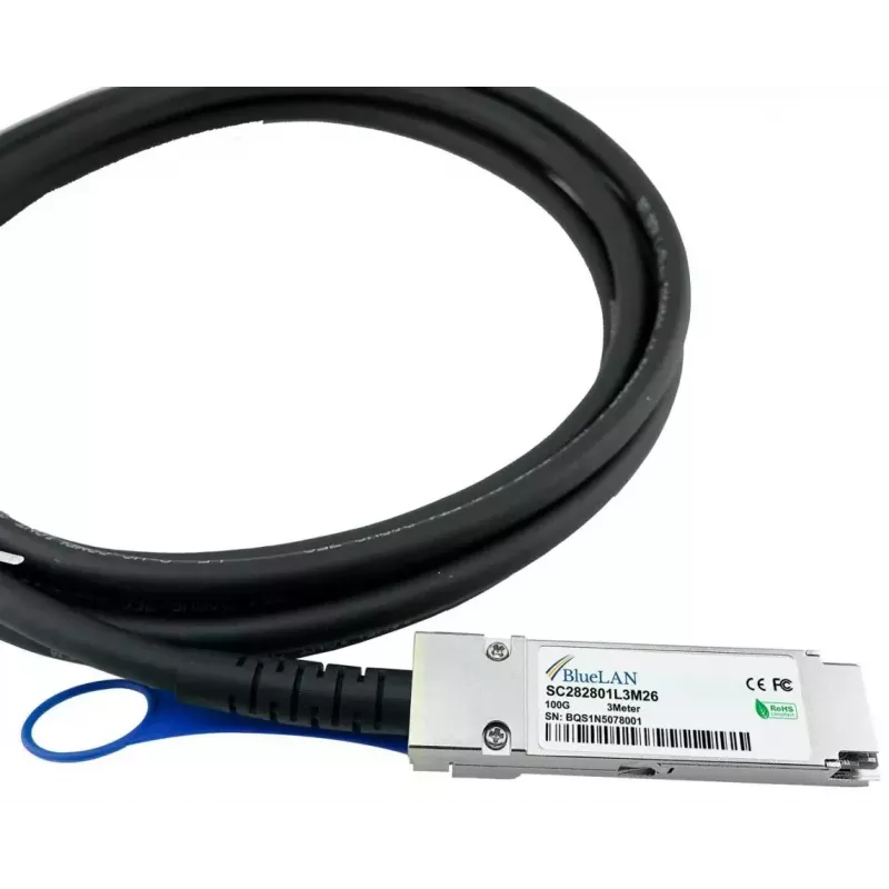 BlueOptics X66211A-5-BL InfiniBand-Glasfaserkabel 5 m QSFP28
