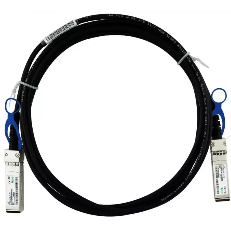 SFP DAC Kabel BlueOptics SFP-DAC25-1M-BL 1m SFP28 Stecker-Stecker