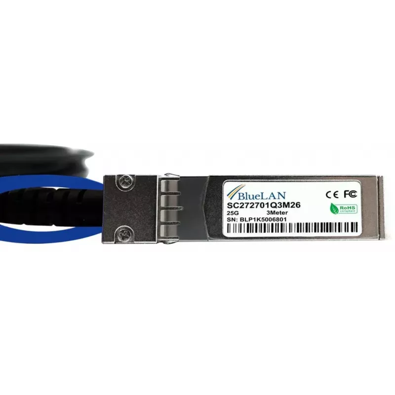 InfiniBand/Glasfaserkabel BlueOptics UACC-DAC-SFP28-3M-BL 3m Stecker/Stecker