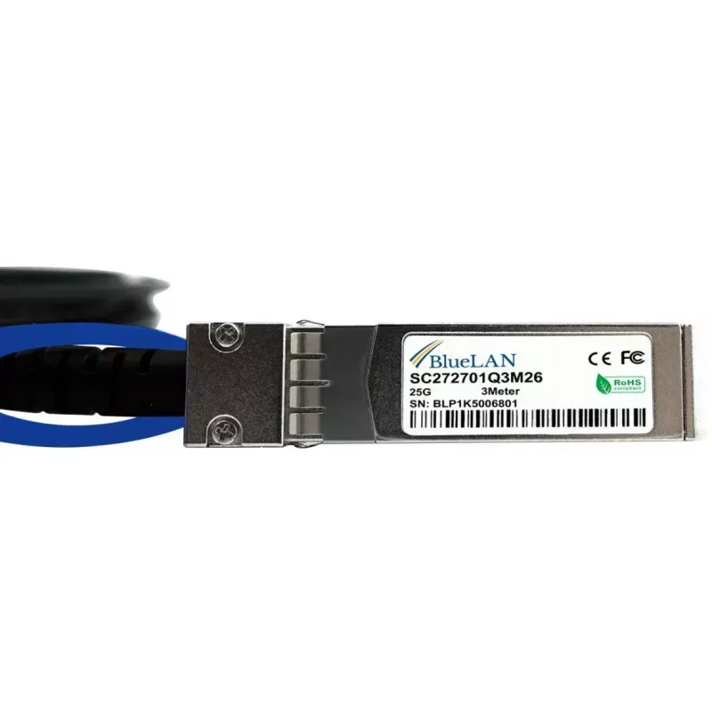 InfiniBand-/Glasfaserkabel BlueOptics UACC-DAC-SFP28-1M-BL 1m Stecker/Stecker