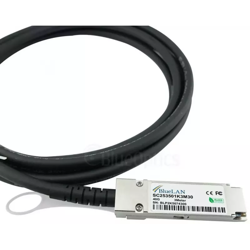 BlueOptics Q+BC0003-S+-BL InfiniBand/Glasfaserkabel 3 m QSFP 4xSFP+