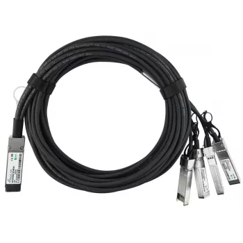 BlueOptics SFPPQSFP28-03-BL InfiniBand-Glasfaserkabel 3 m QSFP 4xSFP+