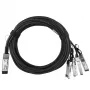 InfiniBand/Glasfaserkabel BlueOptics CPAC-TR-40SPLIT-QSFP-5M-BL 5m QSFP auf 4xSFP+ Stecker/Stecker