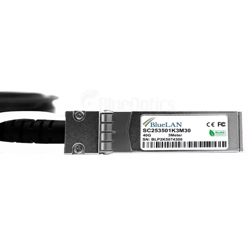InfiniBand/Glasfaserkabel BlueOptics SFPPQSFP28-05-BL 5 m QSFP 4xSFP+