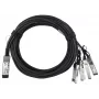 InfiniBand/Glasfaserkabel BlueOptics SFPPQSFP28-05-BL 5 m QSFP 4xSFP+