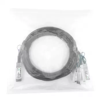 BlueOptics InfiniBand/Glasfaser-Breakout-Kabel QSFP56 auf 4xSFP56 1 m Schwarz