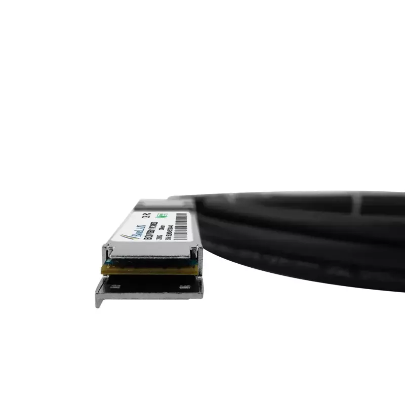 BlueOptics InfiniBand/Glasfaser-Breakout-Kabel QSFP56 auf 4xSFP56 1 m Schwarz