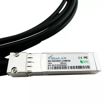 BlueOptics 10G-SFP-TWX-P-0308-BL InfiniBand Glasfaserkabel 3 m SFP+ Stecker Stecker