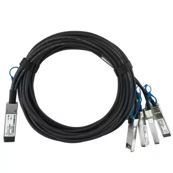Netzwerkkabel BlueOptics 4Z57A85044-BL QSFP28 4x SFP28 InfiniBand 2m Schwarz