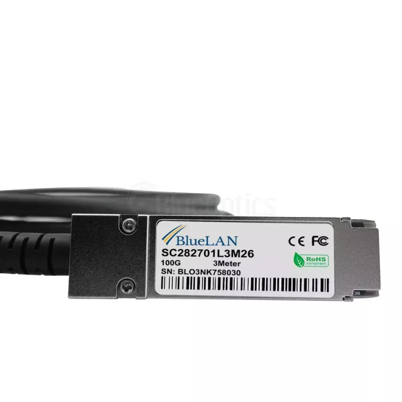 Netzwerkkabel BlueOptics 4Z57A85043-BL QSFP28 4x SFP28 InfiniBand 2m Schwarz