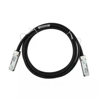 BlueOptics 40G-DACP-QSFP50CM-BL InfiniBand Glasfaserkabel 0,5 m QSFP Schwarz