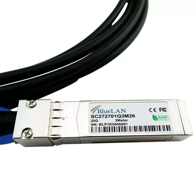 DAC-Kabel BlueOptics SFP-25G-CU5M-BL SFP28 5 m Schwarz