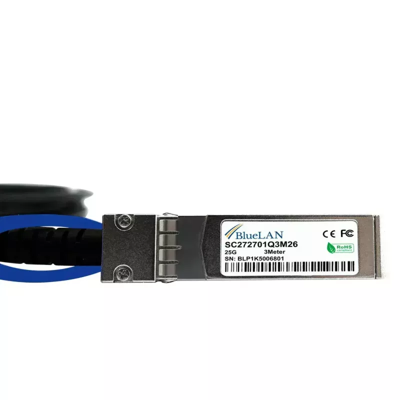 DAC-Kabel BlueOptics SFP-25G-CU5M-BL SFP28 5 m Schwarz