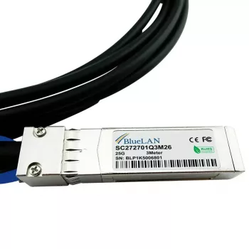 DAC-Kabel BlueOptics SFP-25G-CU3M-BL SFP28 25G 3m Schwarz