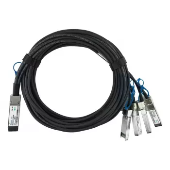DAC-Kabel BlueOptics MCP7F00-A002R-BL 2m QSFP28 auf 4x SFP28