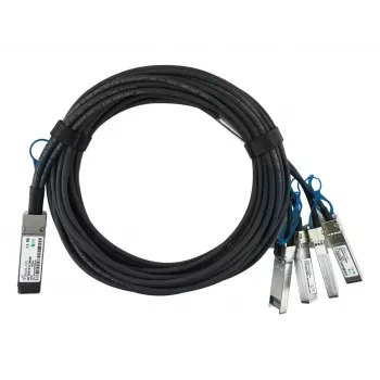 DAC-Kabel BlueOptics 470-ABOS-BL 2m QSFP28 4x SFP28 Schwarz