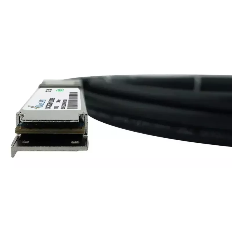 BlueOptics QSFP28 DAC-Kabel SFP-DAC100-3M-BL, 3 m, QSFP28 auf QSFP28, 100GBASE-CR4, schwarz