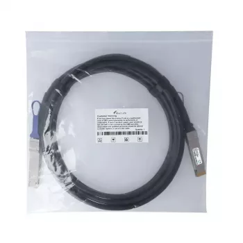 DAC-Kabel BlueOptics PAN-QSFPDD-DAC-1M-BL QSFP-DD InfiniBand 1m Schwarz