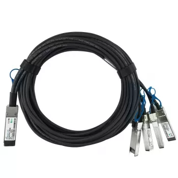 Netzwerkkabel BlueOptics 470-ABQF-BL QSFP28 4xSFP28 InfiniBand 2m Schwarz