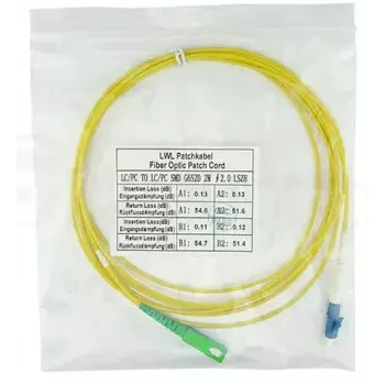 BlueOptics SFP2122BU2MS InfiniBand Glasfaserkabel 2 m LC SC Gelb