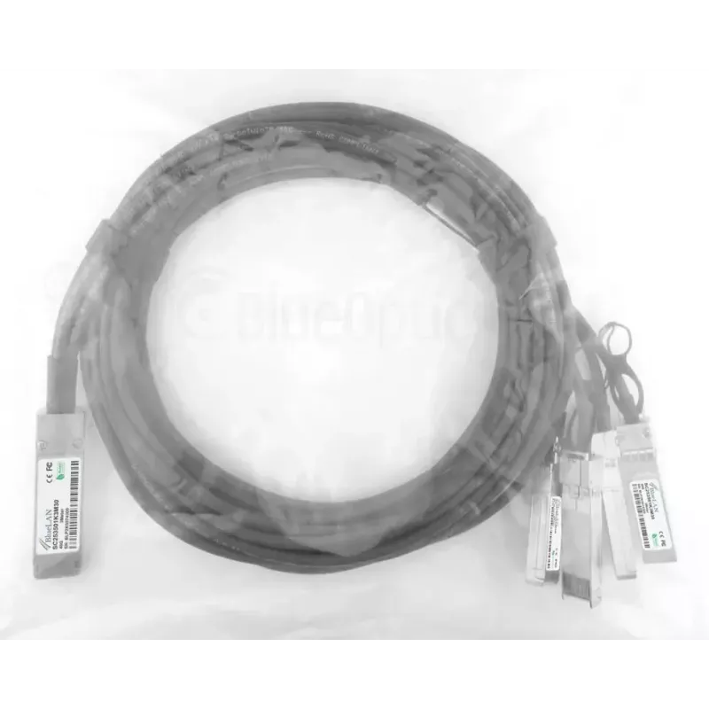 Netzwerkkabel BlueOptics JG329A-BL QSFP 4xSFP+ InfiniBand 1 m Schwarz