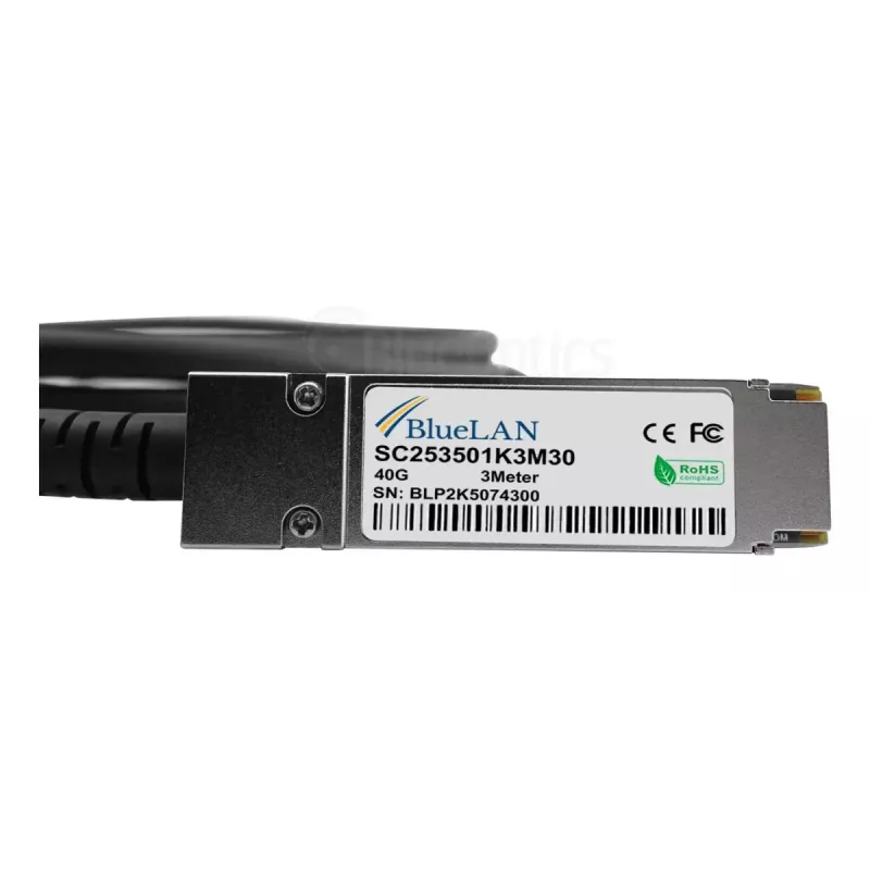 Netzwerkkabel BlueOptics JG329A-BL QSFP 4xSFP+ InfiniBand 1 m Schwarz