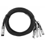 Netzwerkkabel BlueOptics JG329A-BL QSFP 4xSFP+ InfiniBand 1 m Schwarz