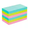 Selbstklebendes Notizpapier Post-It 3M 622-12SS-COS, quadratisch 47,6×47,6 mm, 90 Blatt, blau/grün/pink
