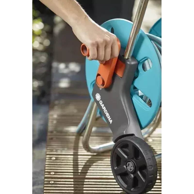 Gardena CleverRoll S Schlauchtrommel-Set 20 m, Türkis/Grau (18502-20)