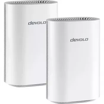 WiFi-7-Mesh-Router-Pack Devolo BE6500 2er-Pack (weiß) – Dual-Unit-Mesh-System