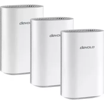 Mesh-WLAN-System Devolo BE6500 WiFi 7 3er-Pack (weiß) — 3× BE6500 Einheiten
