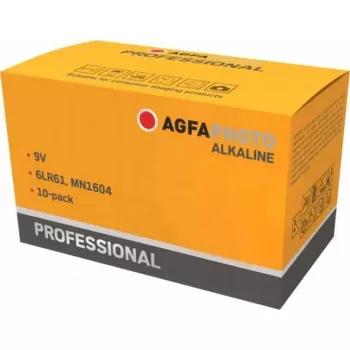 9V Alkaline-Batterie AGFA Professional — 10er-Pack