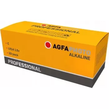 Alkalibatterie AGFA Professional C (Baby) – 10er-Pack