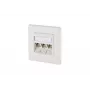 RJ-45 Netzwerkdose BTR NETCOM 1309131002-E Weiß
