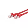 Netzwerkkabel BTR NETCOM Cat6A 0,5 m Rot