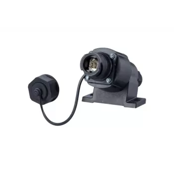 RJ-45-Steckdose METZ CONNECT 1401110012KE Schwarz IP67