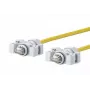 Netzwerkkabel METZ CONNECT 141N113K13K20 2m Cat6 S/FTP Gelb