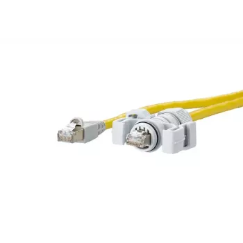 Netzwerkkabel METZ CONNECT E-DAT V6 2m Cat6 S/FTP Gelb