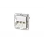 RJ-45-Steckdose BTR NETCOM 130B11D31102-E Weiß