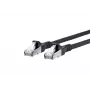 Netzwerkkabel METZ CONNECT Cat6A 5m Schwarz