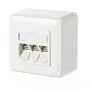 RJ-45 Steckdose METZ CONNECT 130B11D30002-E Weiß
