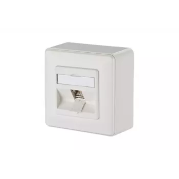 RJ-45-Steckdose BTR NETCOM 130B12D10002-E Weiß