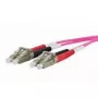 Glasfaserkabel METZ CONNECT 151S1JOJO20E 2 m 2x LC Pink