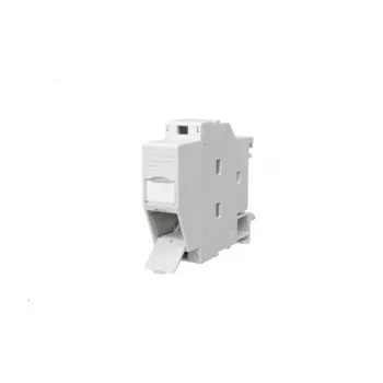 Keystone-Modul METZ CONNECT 1309428103-E Abgewinkelt Grau RJ-45