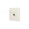 Steckdose LC-D MetzConnect 1501207K1U-E weiß