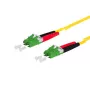 Lichtwellenleiterkabel METZ CONNECT 151P1JAJA50E LCD LC/APC OS2 5 m Gelb